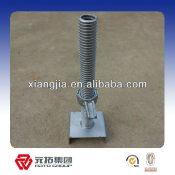 Scaffolding Galvanized Adjustable Screw Base Jack to africa